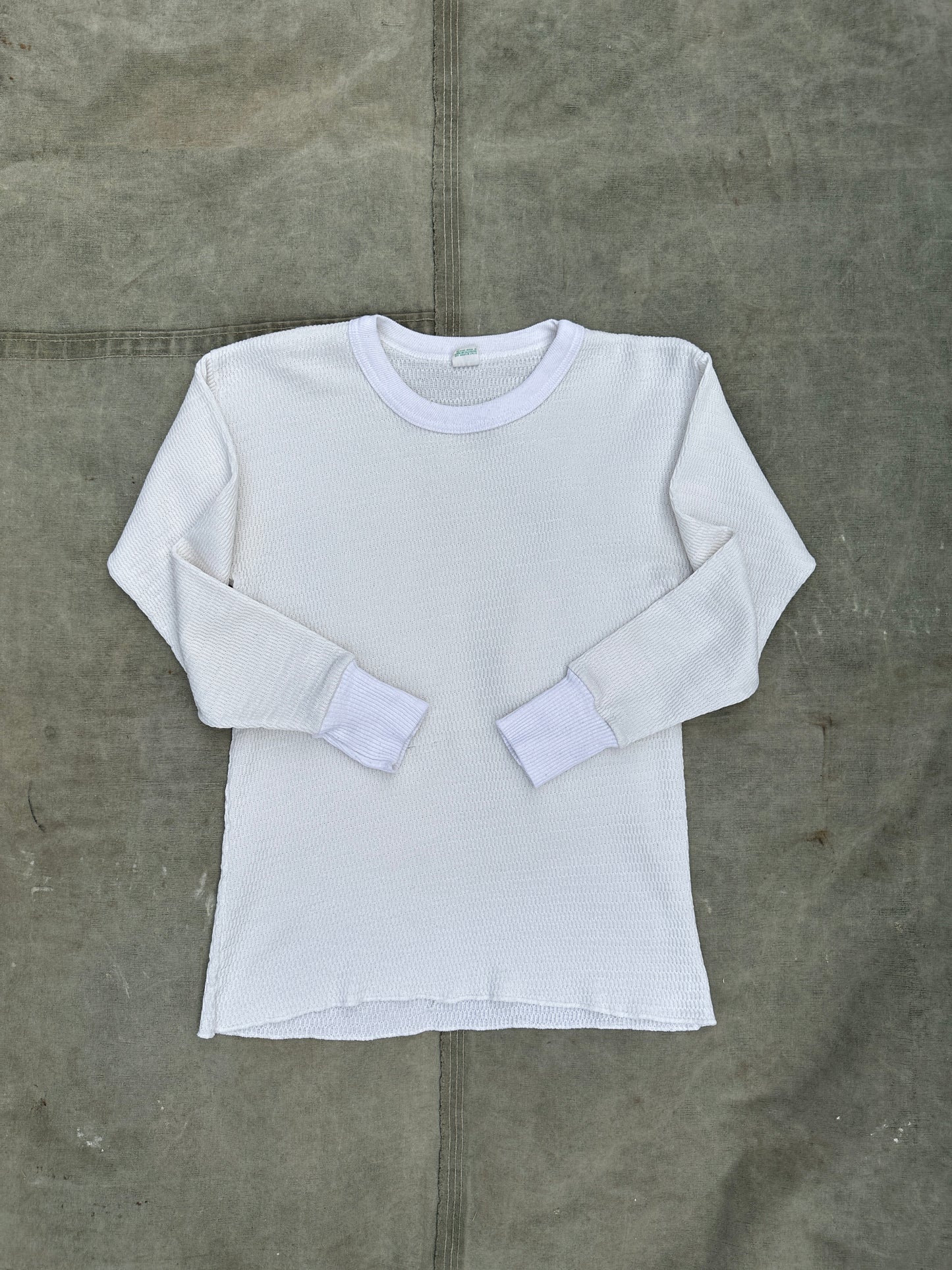 1970s WAFFLE KNIT THERMAL