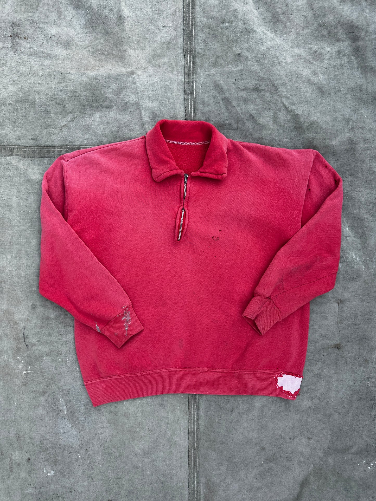 1950s QUATER ZIP SWEATSHIRT