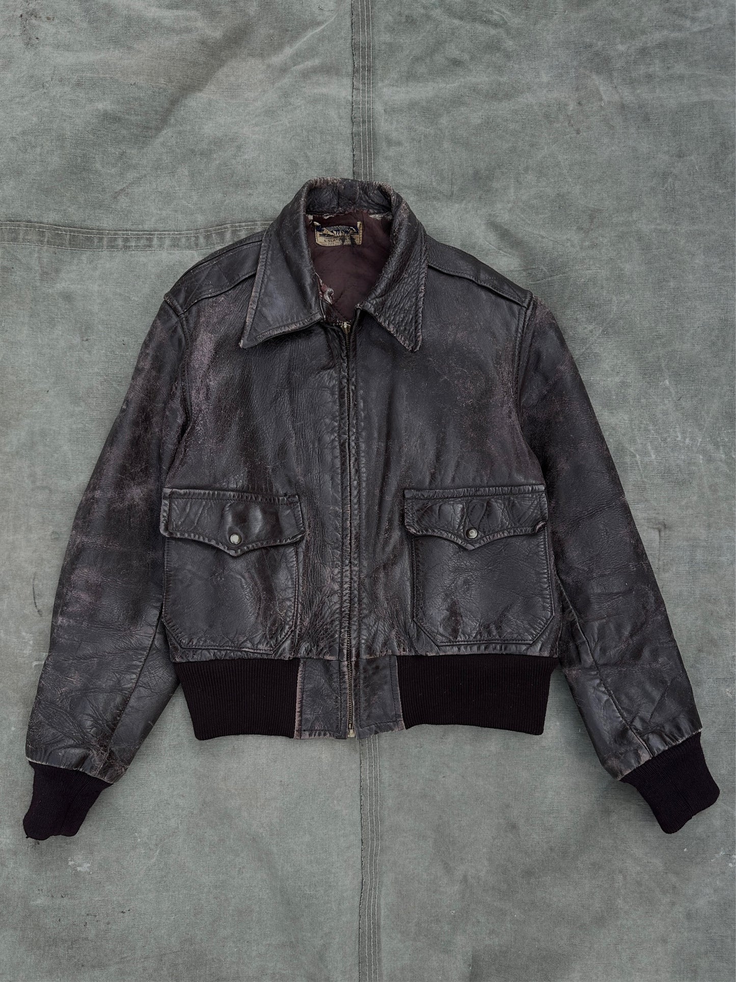 1950s A-1 MILITARY FLIGHT JACKET
