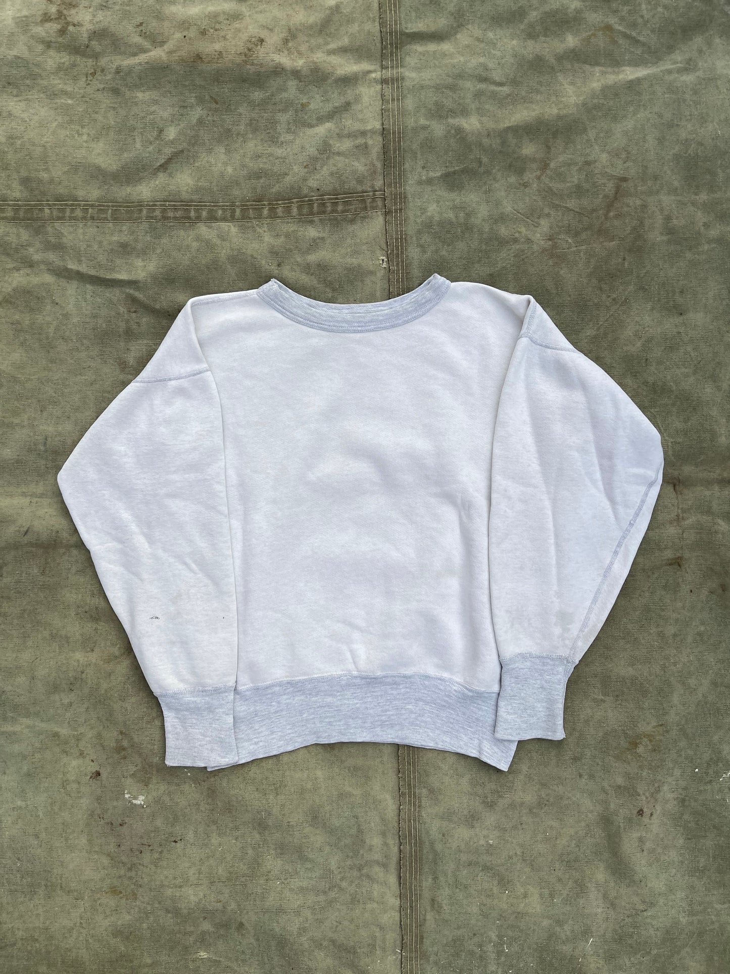 1940s CAMP ALGONQUIN SINGLE V TWO TONE SWEATSHIRT