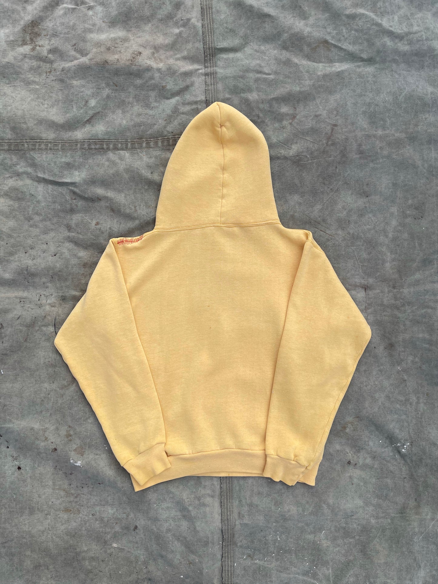 1970s K-STATE HOODIE WITH CONTRAST STITCHING REPAIRS