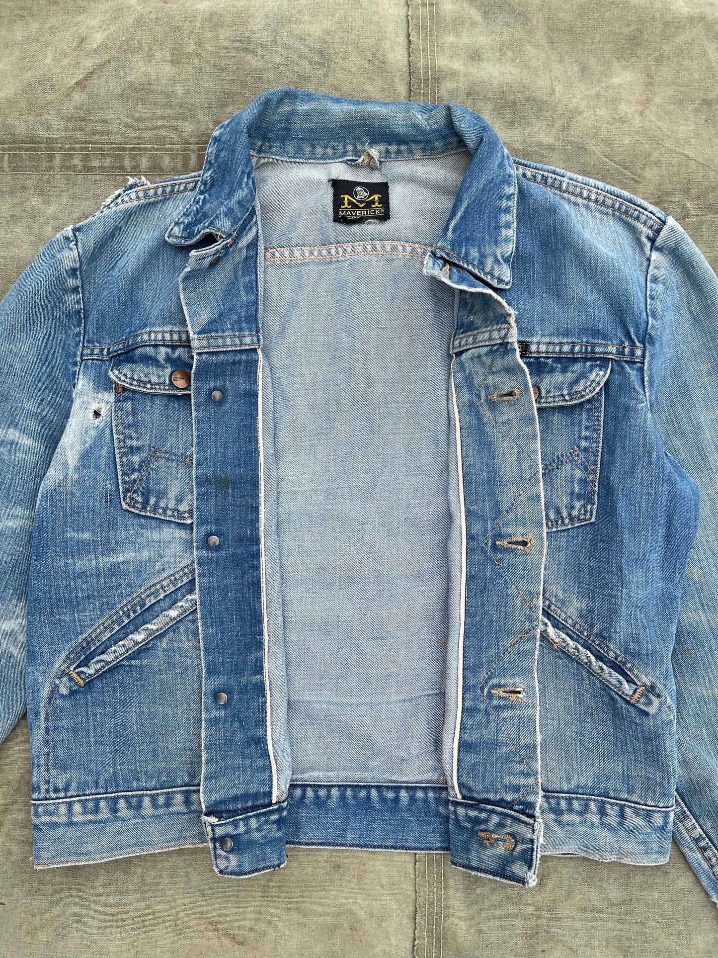 1960s SELVEDGE LINED DENIM JACKET
