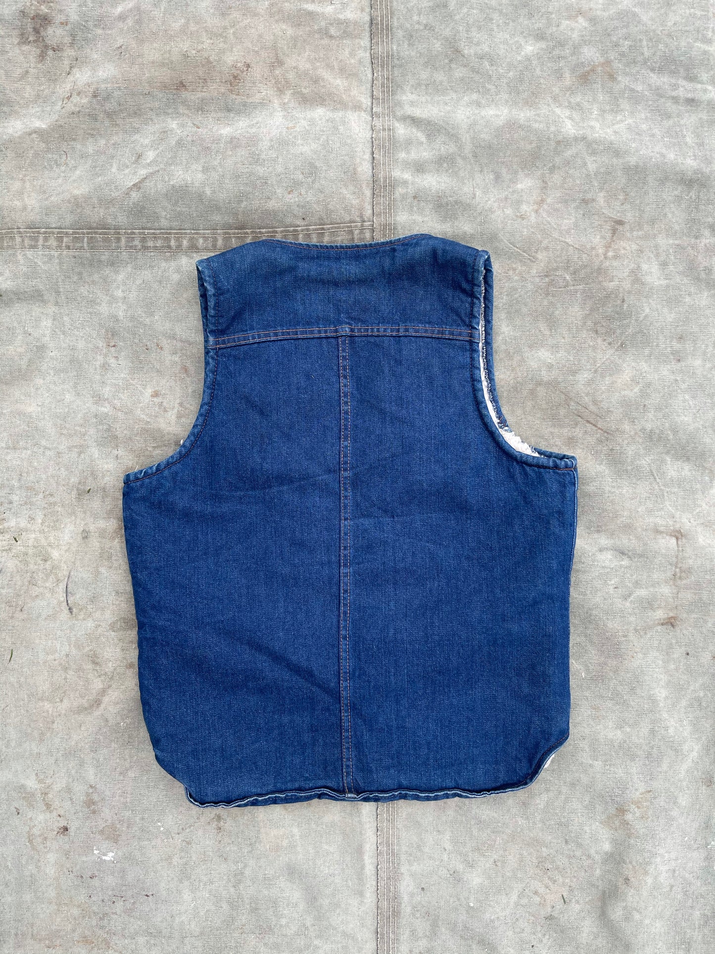 1970s BIG BEN SHERPA LINED DENIM VEST