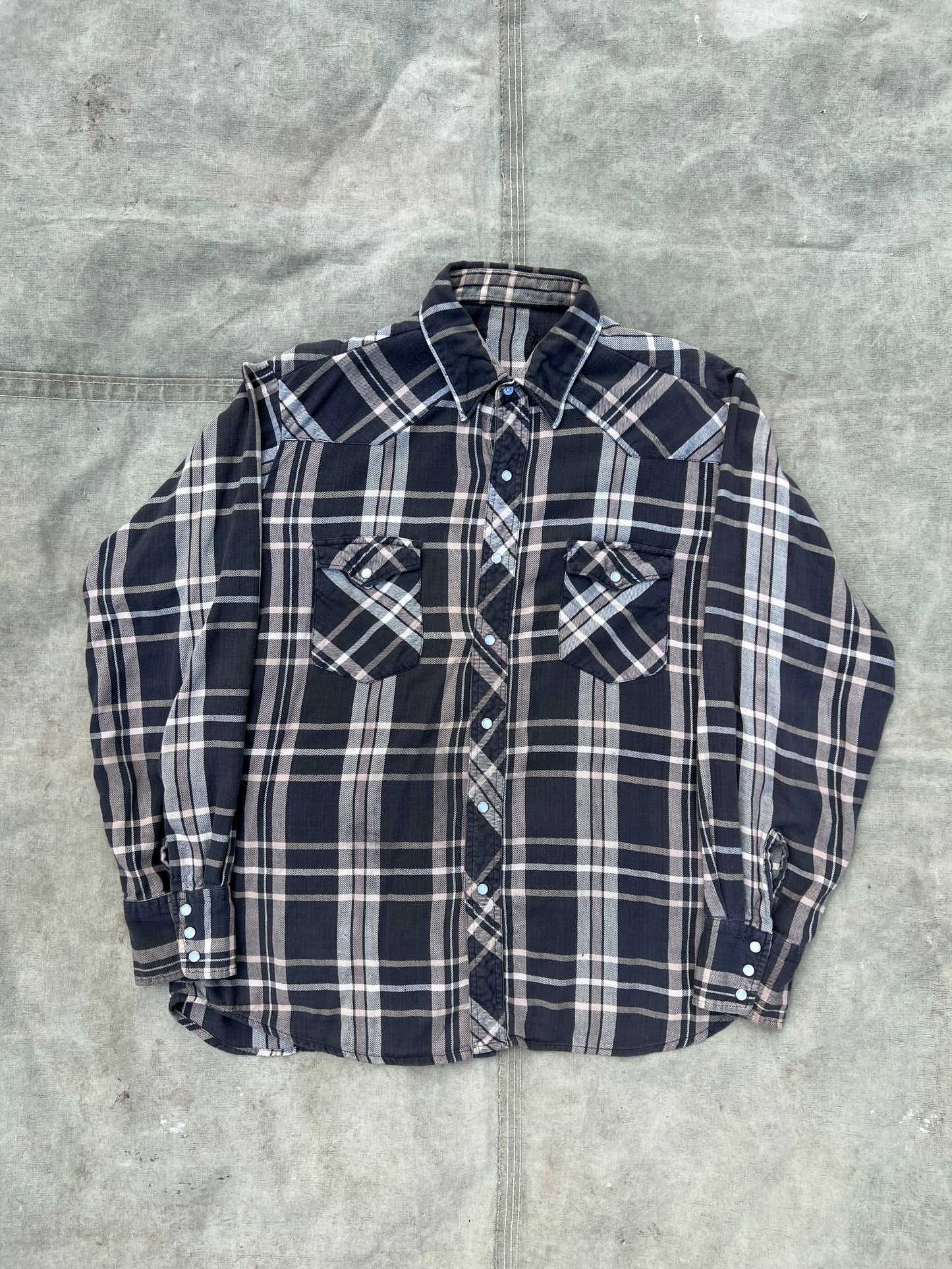 1980s LIGHTWEIGHT FLANNEL SHIRT